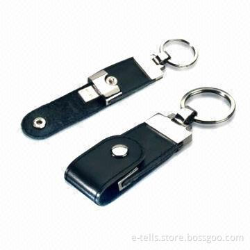 Leather USB Flash Drive with Embossed Logo